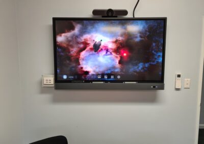 BenQ RM5502K Interactive Panel with Logitech Meetup Web Conference Cam